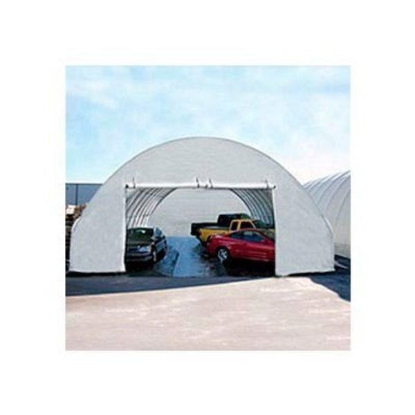 Tall 20'W Solid End Panel - White for Econoline buildings, Clearspan, Mfr#: 108313TW